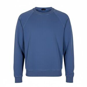 TOM FORD Men's Knit Sweatshirt Blue Size 52 Cotton